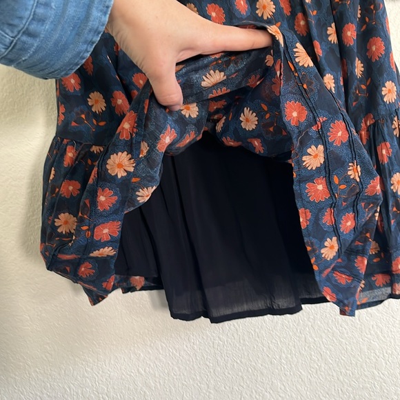 Trovata Yulia Dress in Navy Floral Print - Picture 11 of 12